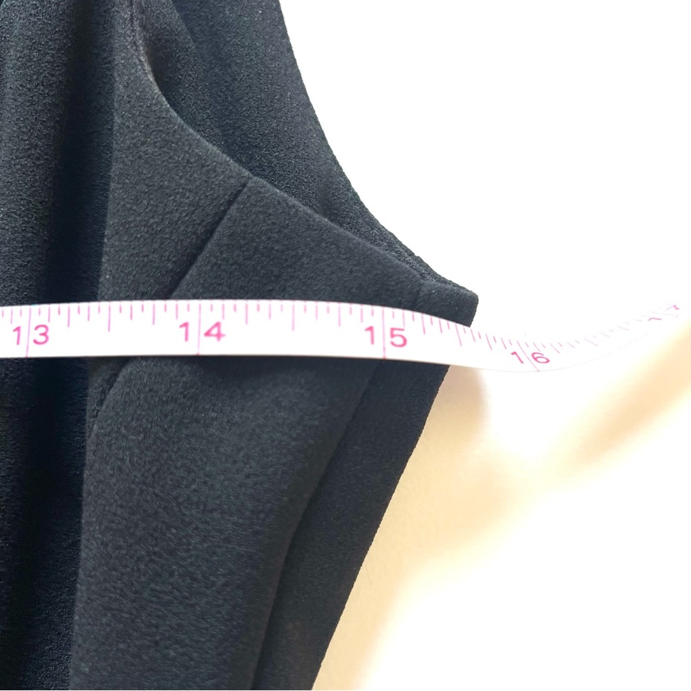 Calvin Klein Sleeveless Seamed Sheath Little Black Dress Wedding Business 4 - Picture 9 of 14